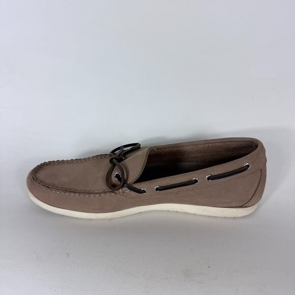 L.L.Bean Handsewn Camp Moccasins Men\'s 12 Brown Leather Comfort Slip-On Shoes main image 4